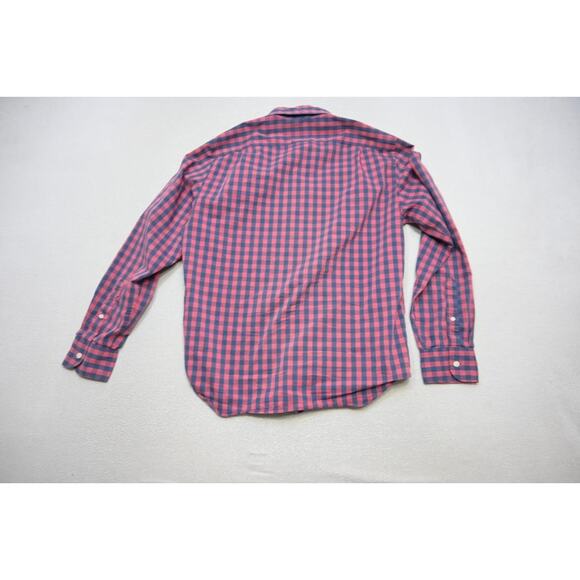 J Crew Flex Wash Dress Shirt Slim Untucked Performance Long Sleeve Mens Medium - Picture 9 of 9